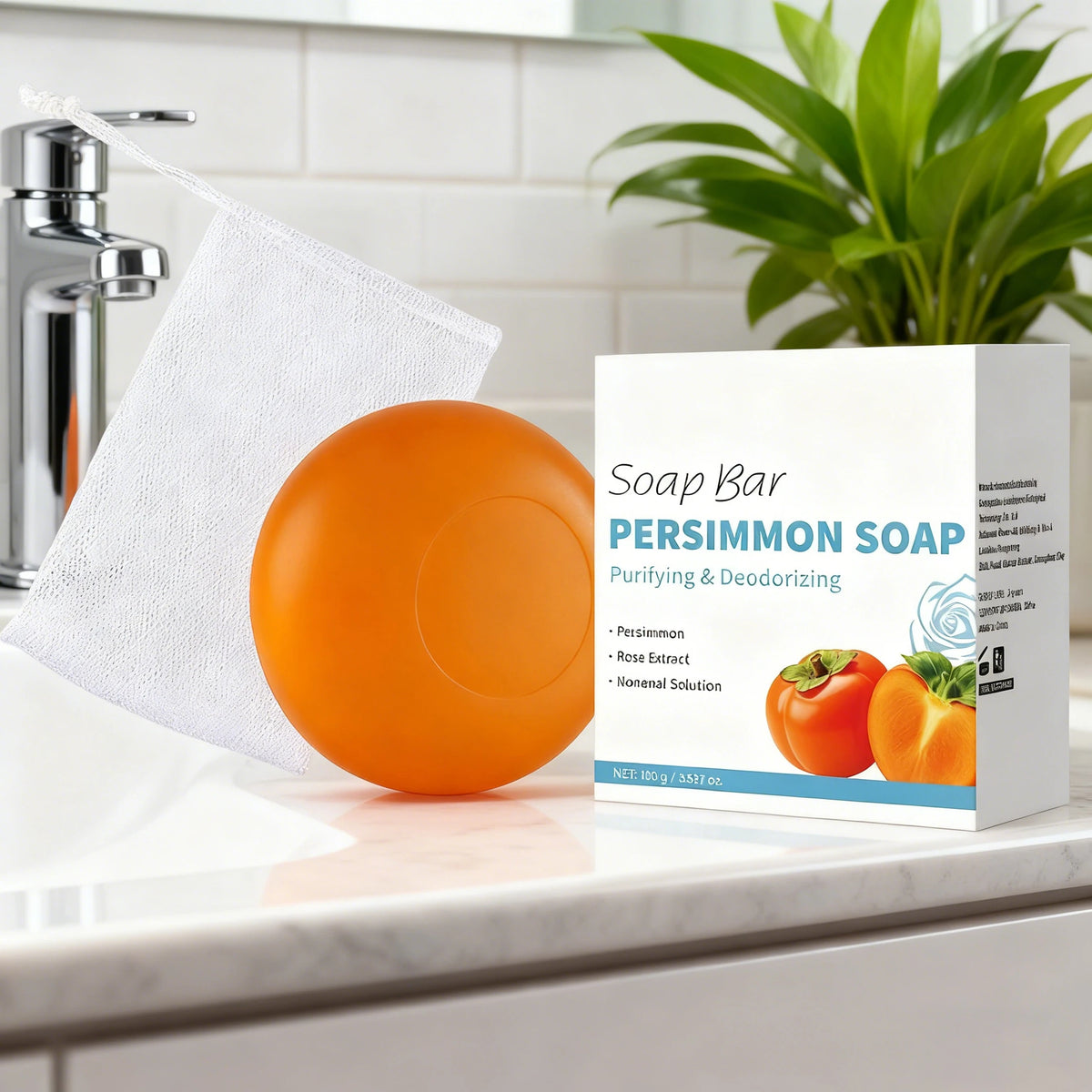 Persimmon Soap Bar · Rose