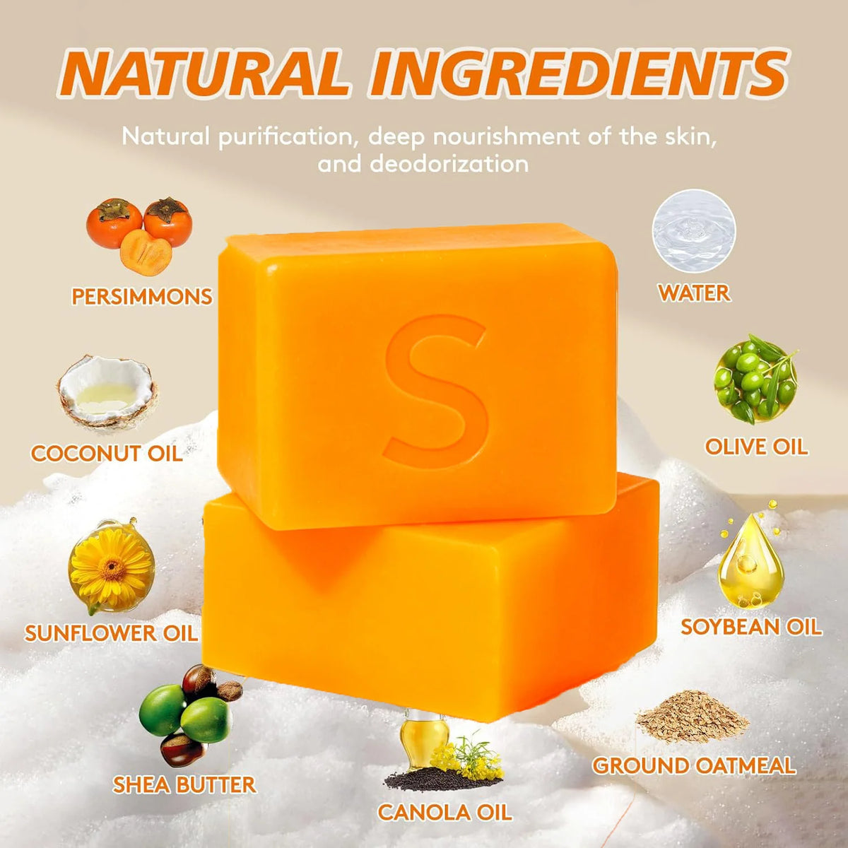 Persimmon Soap & Body Wash Set