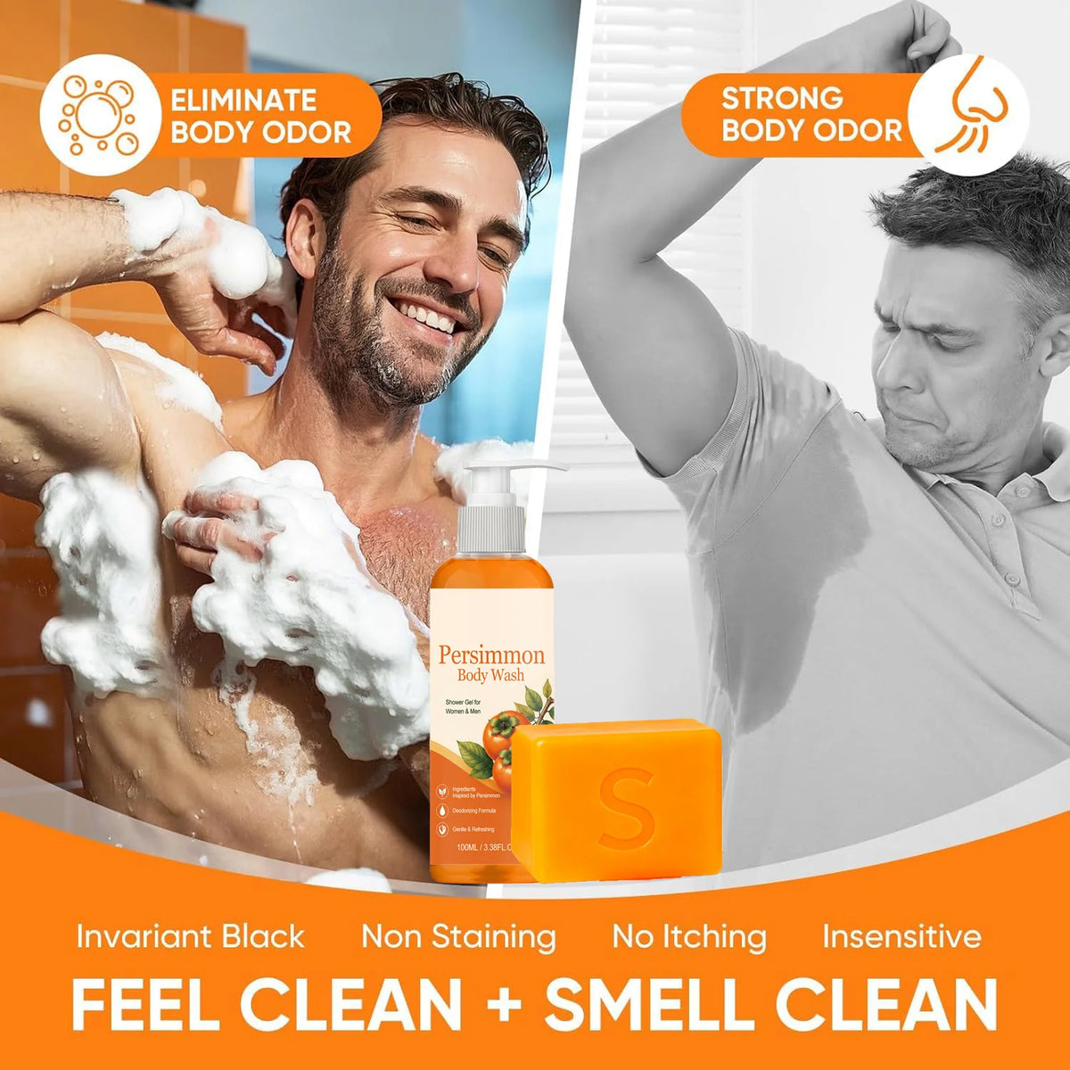 Persimmon Soap & Body Wash Set